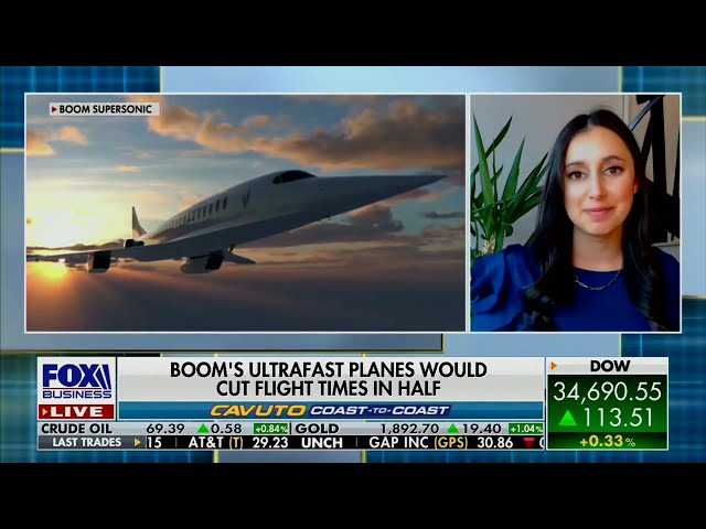 United Airlines to Buy 15 Supersonic Jets: Courtney Dominguez discusses on Fox Business