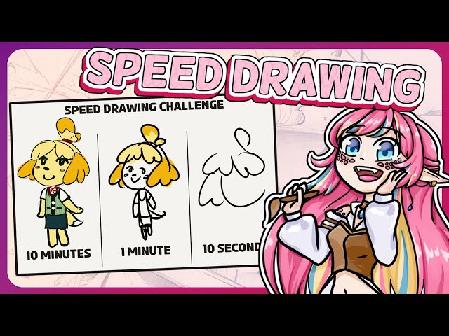 Speed Drawing Challenge!!   ||   Envtuber