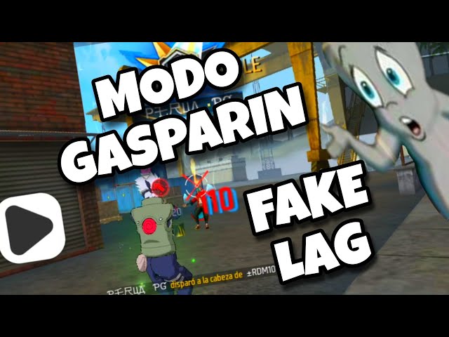 ✅ FAKE LAG HACK MODO GASPARIN PARA FREE FIRE 📱 EL ENEMIGO NO TE PUEDE VER 😨