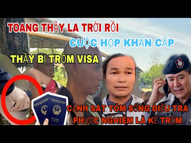 Toang Thầy Minh Tuệ La Trời Luôn Phước Nghiêm Đã Trộm Visa Thầy Rồi Cảnh Sát Bắt Sống Phước Nghiêm