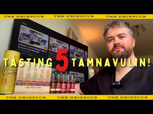 Tasting 5 Tamnavulin Red Wine Whiskies! | Tamnavulin Review