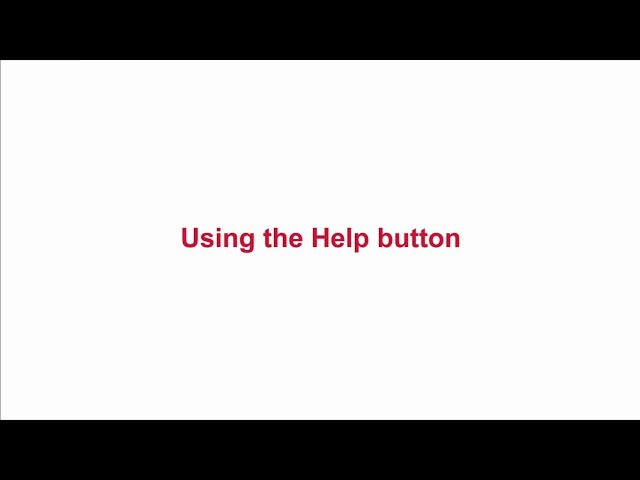 Computer-delivered IELTS tutorial - Help button