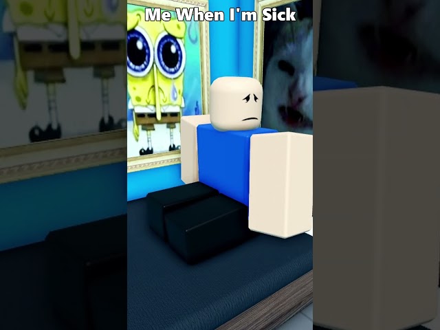 When You're Sick [ #roblox #shorts #animation #relatable #sick ]