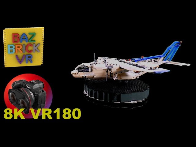 Lego Review 42025 Cargo Plane BazBrickVR S01E49 VR180 3D 4K/8K