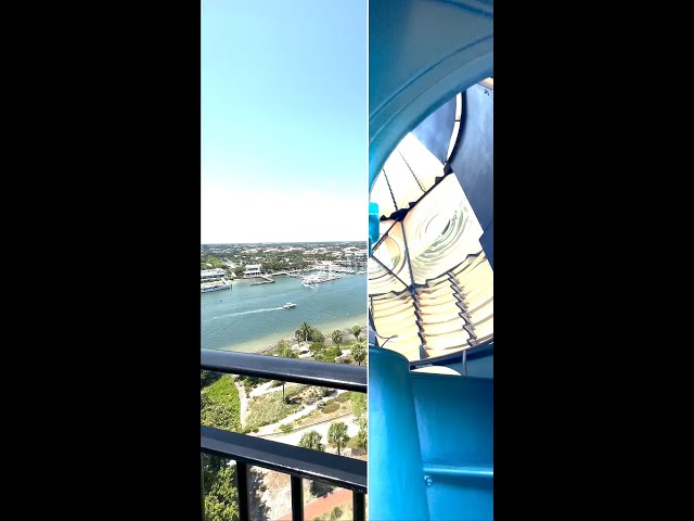 Breathe in the breathtaking view from the top of the Jupiter Inlet Lighthouse! #MustSee #OceanViews