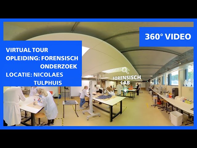 Virtual Tour opleiding Forensisch Onderzoek - Hogeschool van Amsterdam (360-graden VR video)