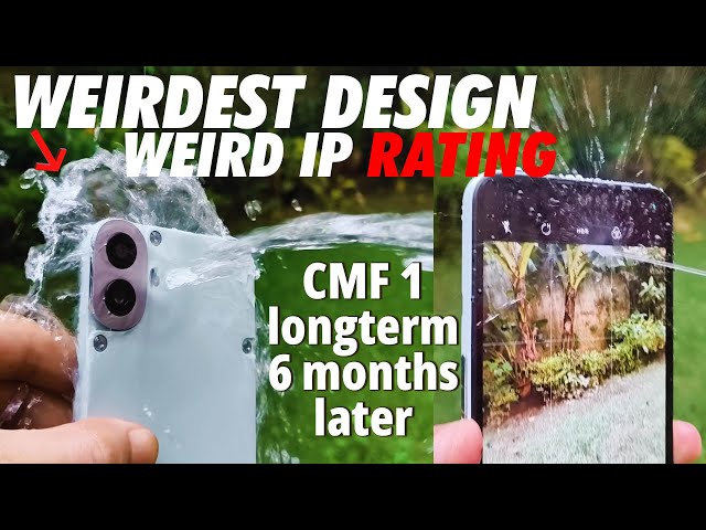 CMF Phone 1 Water Damage Test - Weirdest Design - Nothing Longtime Effect 6 months after!