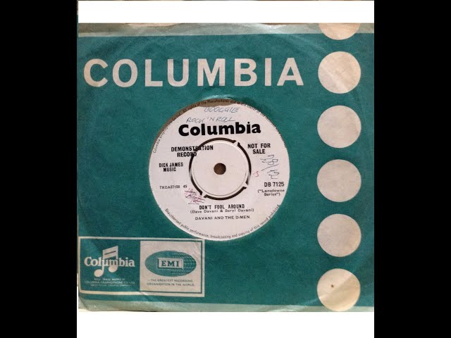 Don't Fool Around - DAVE DAVANI & THE D-MEN (Columbia; 1963)