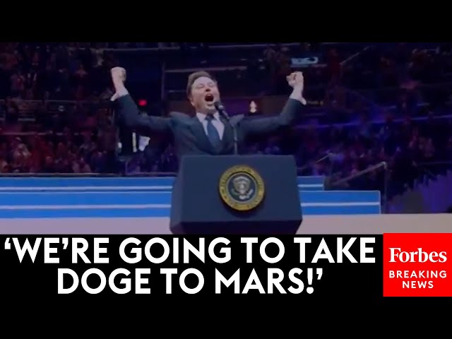 BREAKING NEWS: Elon Musk Revels In Trump Victory At Inauguration Celebration In Washington, D.C.