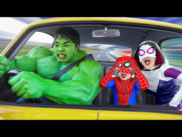 Hulk x Spider Man The Unexpected Car Adventure || Spider-Man: Into The Spider-Verse (2024) #246