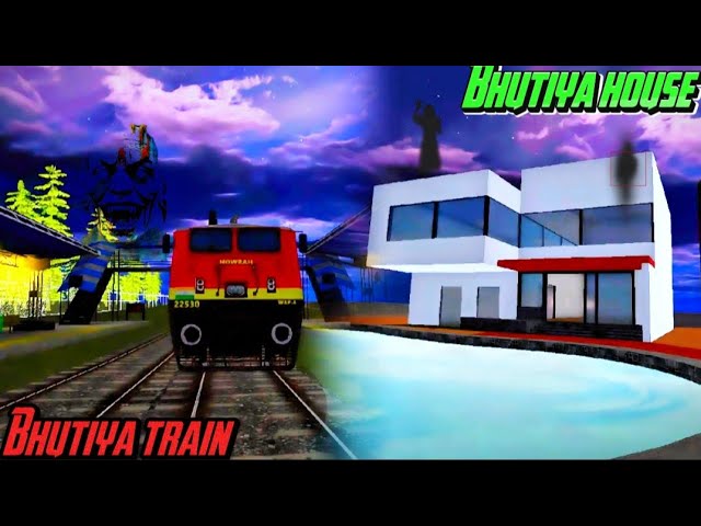 Horror House Bhutiya Train Horror Hounted Story Dinosaur Zombies in Indian Bikes Driving 3D