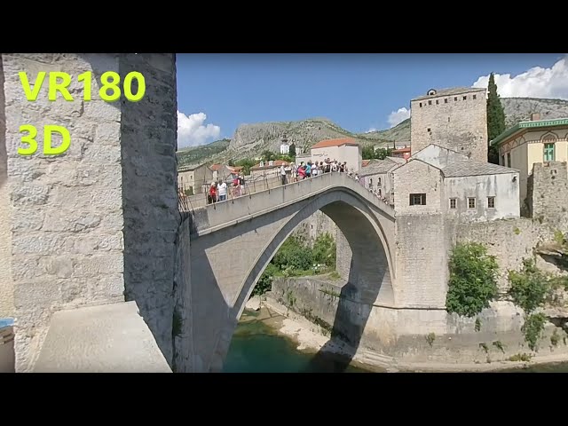 Stari Most (Old Bridge), Mostar, Bosnia and Herzegovina | VR180 3D