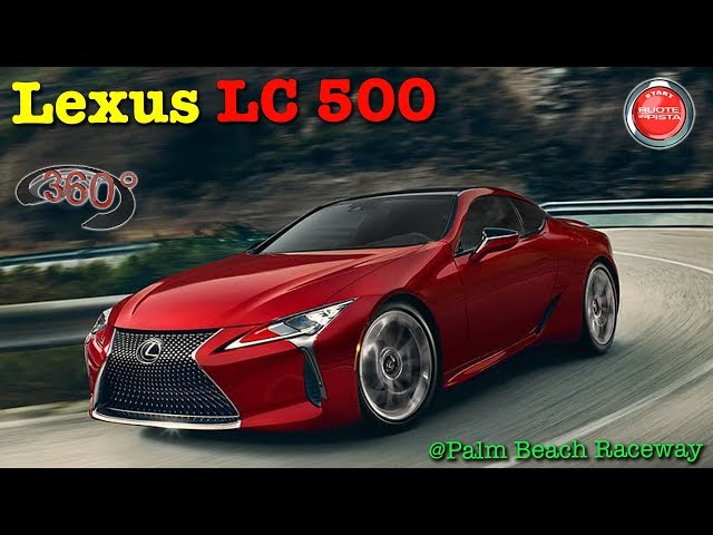 360° 4K VIDEO | Lexus LC500 Palm Beach Raceway