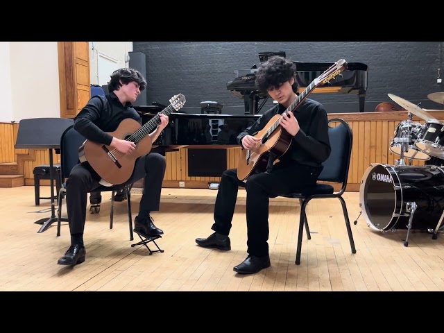 Astor Piazzolla's Tango Suite - performed by Nathaniel Merkies & Rocco Dalcin @ Purcell School