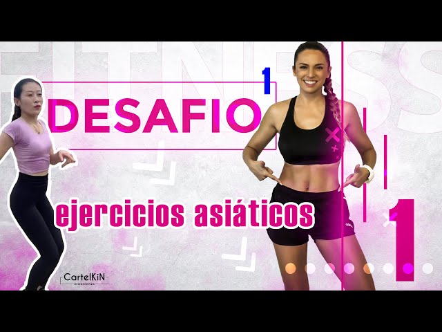 Ejercicios ASIÁTICOS empezando desde Cero | Desafío 1 de 6 ✅🔥Quema GRASA Abdominal🔥✅