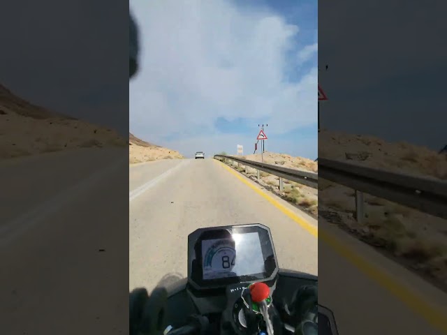 Travel Israel Motorcycle Vbog - Masada Dead Sea to Jerusalem in 2 minutes