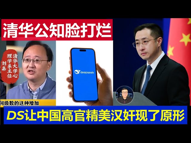 麻了：清華公知教授說openAi是神蹟不可復刻 Deepseek大模型讓中國高官精美漢奸現原形 openAi is a miracle that cannot be replicated