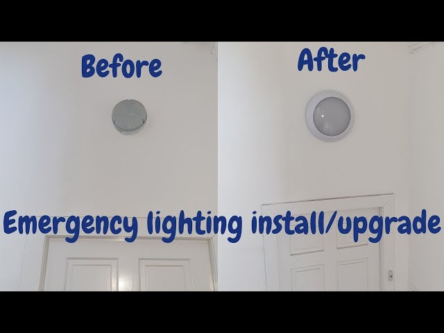 Emergency lighting install/upgrade | Electrician in Glasgow