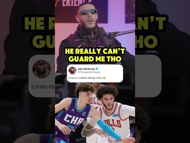 Lonzo Ball DISSES LaMelo and REVEALS Why He Can Beat Him 1 on 1 😭 #shorts #lonzoball #lameloball