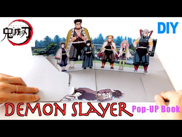 [귀멸의 칼날] 주합회의 팝업북 만들기 | Demon Slayer POP-UP Book making | 鬼滅の刃 作り | kimetsu no yaiba