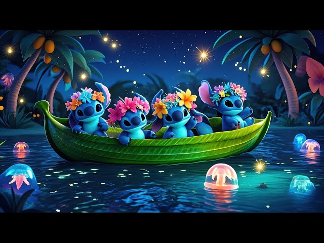 Happy New Year 2025 with Stitch🎉 Relaxing Music for Deep Sleep, Eliminate Stress, Calm the Mind