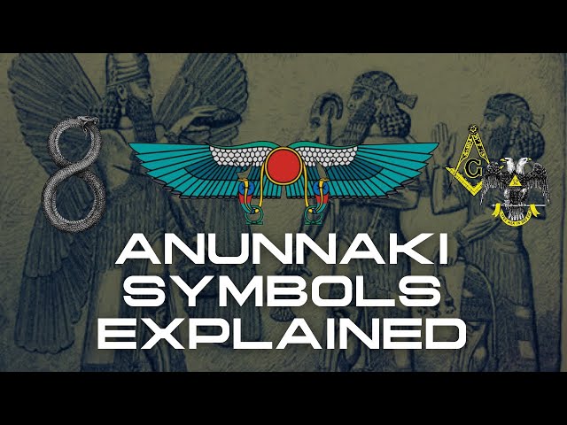 Anunnaki Symbols Explained - The Pine Cone, Winged Disc & Serpent