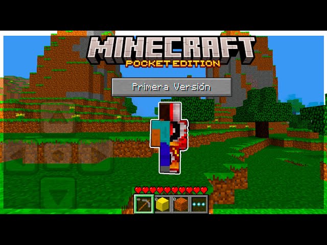 😎ASÍ FUE LA PRIMERA VERSIÓN de MINECRAFT PE/BE