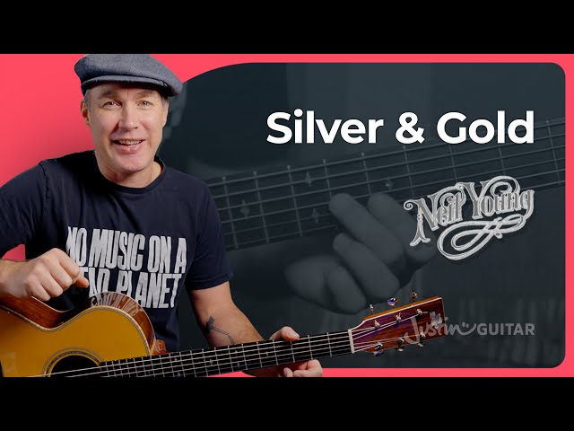 Silver and Gold by Neil Young | Drop D Guitar Lesson