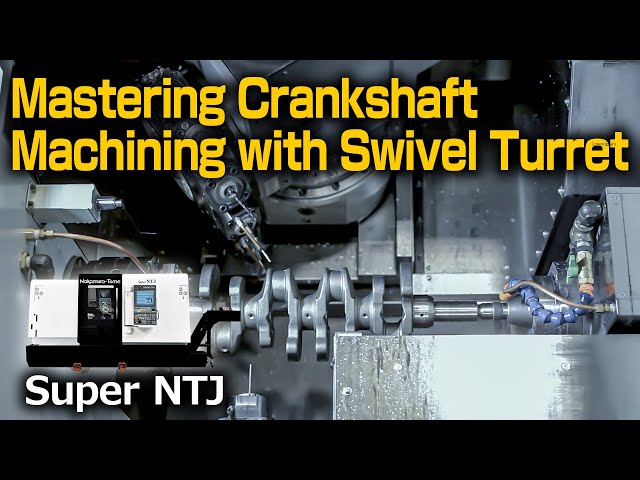 Mastering Crankshaft Machining: The Power of Swivel Turret Technology!