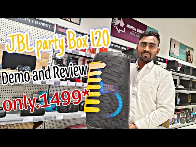 JBL party Box 120 Demo and review only.1499* #jblbar500 #jblpartybox110 #sound #soundbar