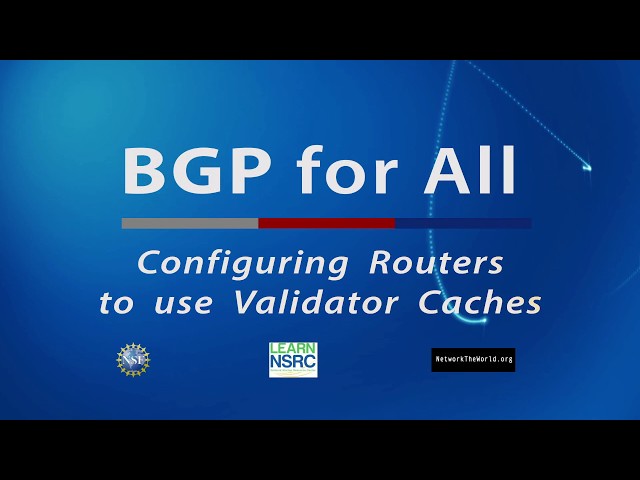 Configuring Routers to use Validator Caches