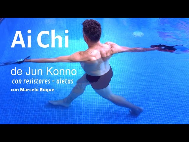 Explorando el Ai Chi de Jun Konno (Japón) con Aletas: Una Experiencia Inmersiva en el Agua.