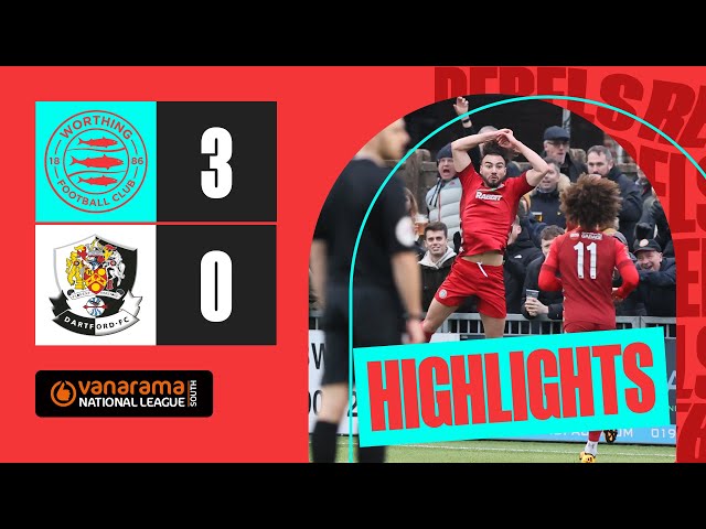 RODARI SCORES AGAINST FORMER CLUB | Highlights | Worthing 3-0 Dartford