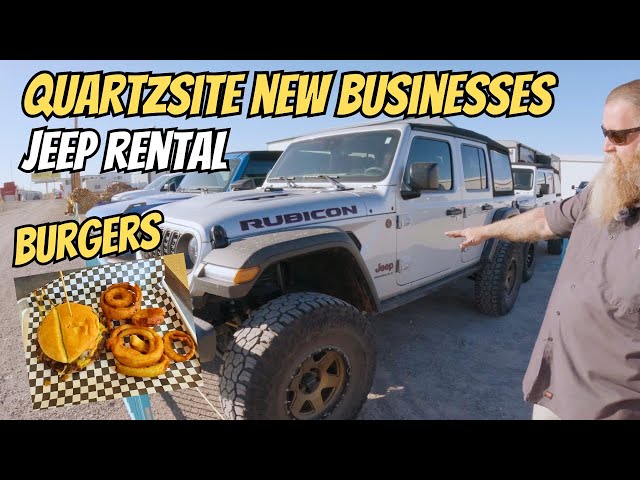 What's New In Quartzsite - Two New Businesses