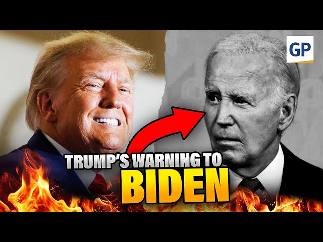 BREAKING: Trump’s WARNING to Joe Biden: “He Didn’t Give Himself a PARDON” | Elijah Schaffer