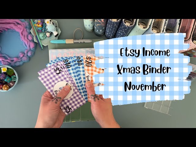 Etsy Binder Stuffing | Bonus | Christmas Binder | Aussie Cash Stuffing | Debt Journey | Budgeting