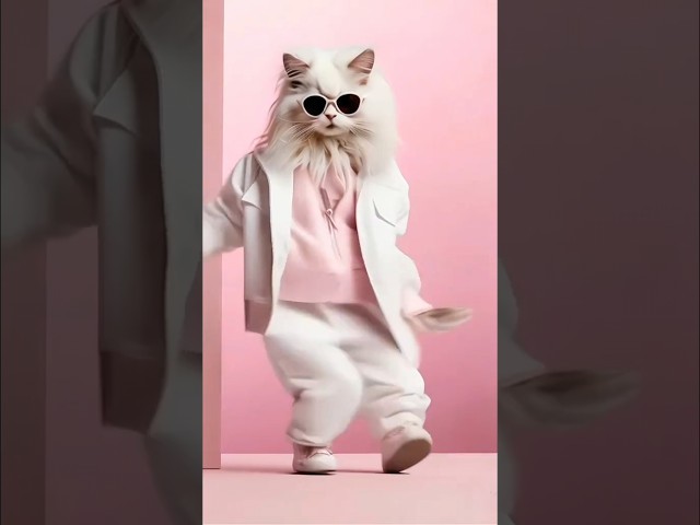 cute cat dance 🐈😺#catdance #cat #youtubeshorts