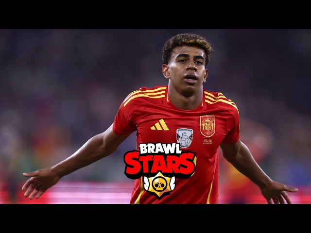 Lamine Yamal Spain UEFA Euro 2024 - Brawl Stars #brawlball #brawlstars #shorts