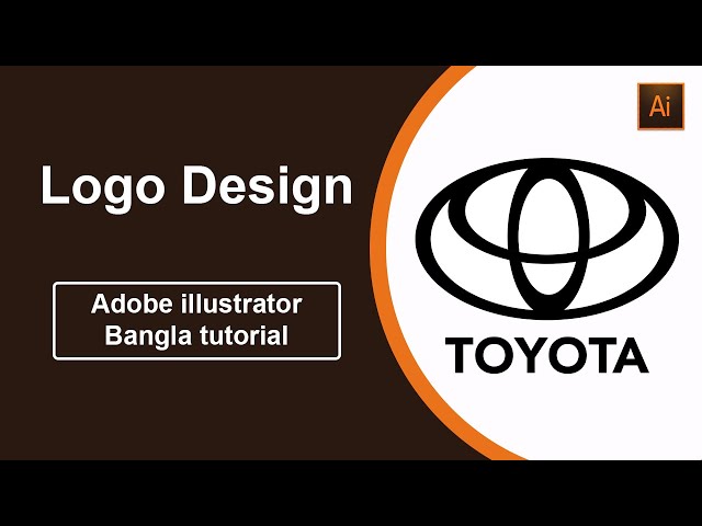 "Toyota" Logo Design | Adobe Illustrator | Bangla Tutorial 2024 | Graphic Unlimited