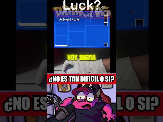 ¿Nivel IMPOSIBLE? GEOMETRY DASH 👀👀 #shorts #geometrydash #memes #reaction #viralvideo