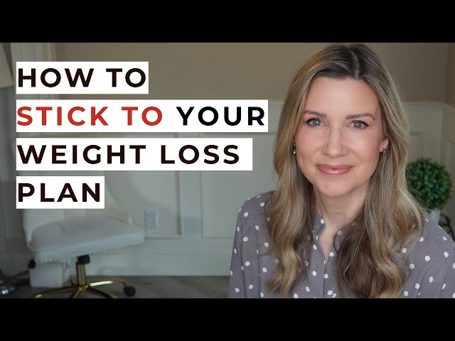 How To Stick To Your Weight Loss Plan | Healthy Living & Weight Loss Motivation Tips