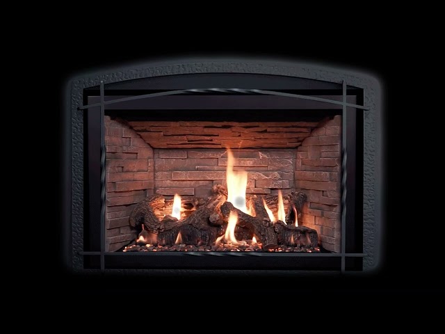 🔥 Burning Fireplace Full HD (1 Hour) | Crackling Fire Sounds | No Music 🔥