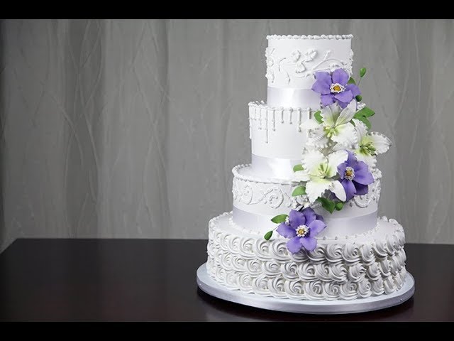 How To Make your Own Buttercream Wedding Cake | Part 2 | Global Sugar Art