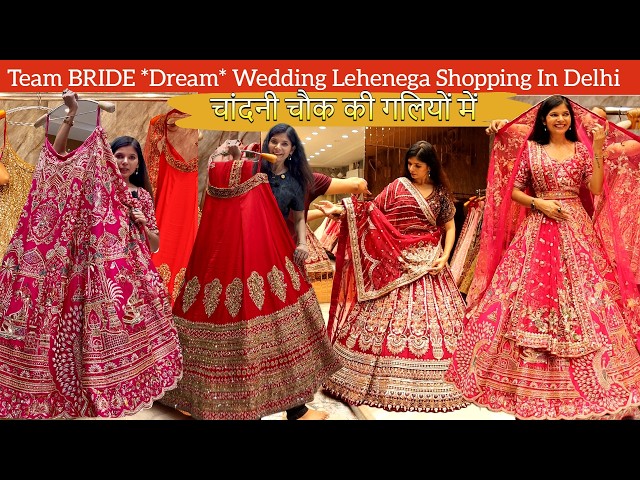 Chandni Chowk's Bridal & Non-Bridal Lehengas: ₹25K to ₹1 Lakh! Bollywood Replica Lehenga Shop Delhi