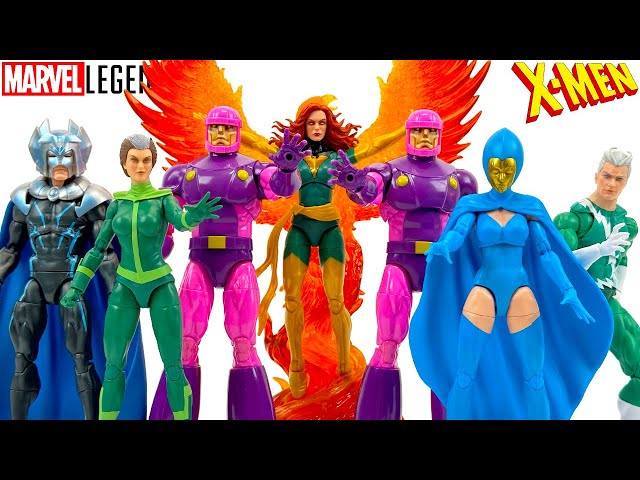 Marvel Legends X-Men Jean Grey, Rogue, Destiny, Sentinels, Warlord & Quicksilver Review!