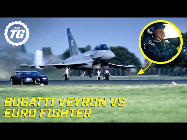 Bugatti Veyron vs Euro Fighter | Top Gear Series 10