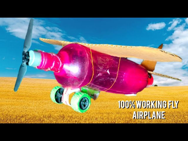 How to make a airplanes from usedbottles | Making airplanes from bottles brings unexpected results