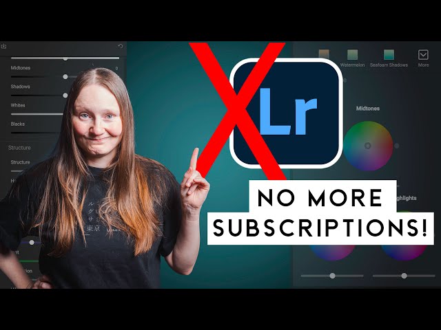 Sick of paying monthly?! BEST Lightroom alternatives for 2025