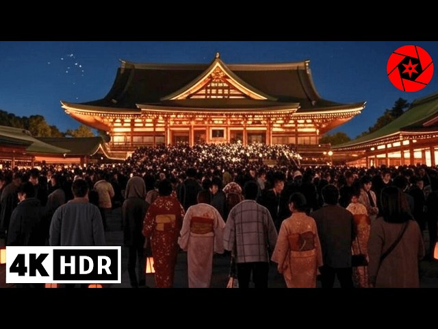 Tokyo New Year 2025 - How locals ring in the new year - 4K HDR