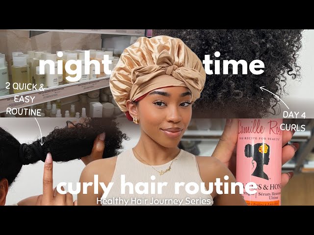 How to Keep your Curls Overnight | how to grow your curly hair faster and longer